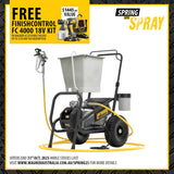 Wagner SF33 Pro 20L Hopper - Powerful Professional Diaphragm Pump - INCLUDES FREE 18V FINE FINISH SPRAYER