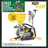 Wagner SuperFinish SF21 Pro 2 In 1 - Compact High Performance Airless Spray Unit - $300 FREE ACCESSORIES