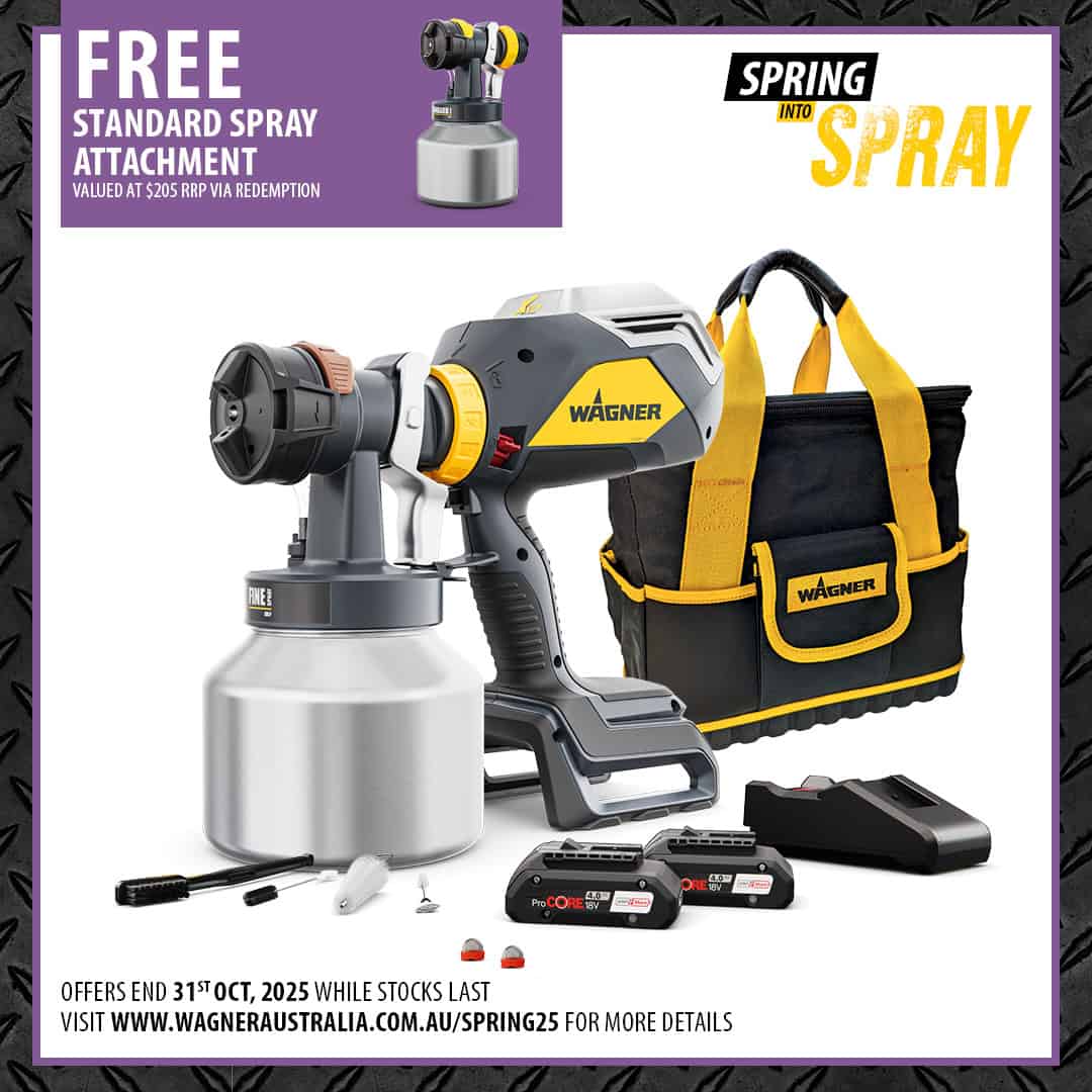 Wagner FC4000  - 18V Cordless Professional Fine Finishing XVLP Sprayer - INCLUDES FREE STANDARD SPRAY ATTACHMENT