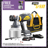 Wagner FC4000  - 18V Cordless Professional Fine Finishing XVLP Sprayer - INCLUDES FREE STANDARD SPRAY ATTACHMENT