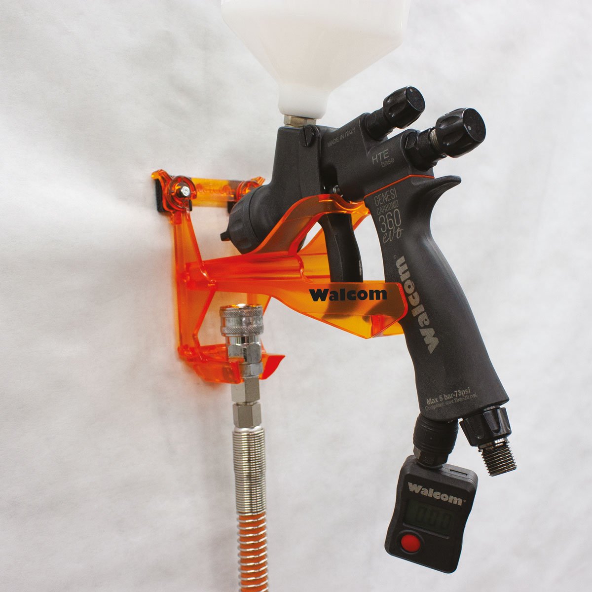 Walcom Wall Mounted Spray Gun And Air Hose Holder