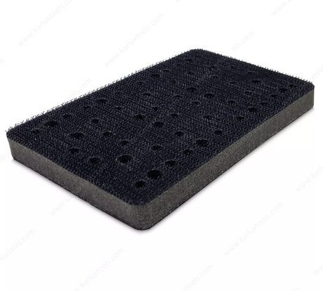 81mm x 133mm Soft Foam 10mm Interface Pad - For Sanding Contours And Curves