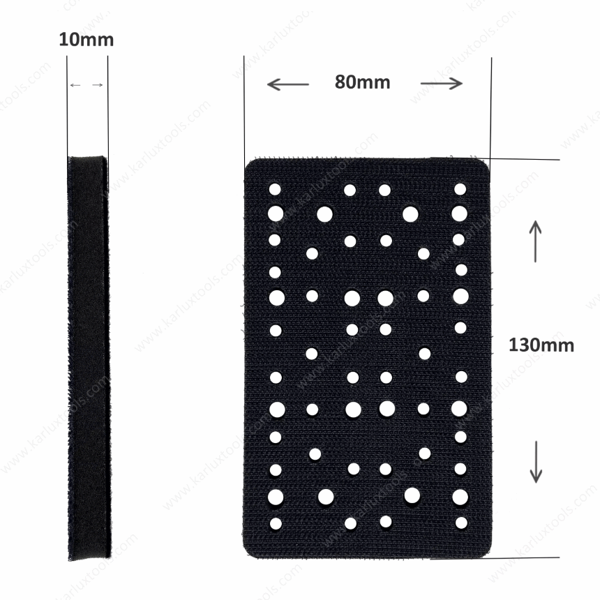 81mm x 133mm Soft Foam 10mm Interface Pad