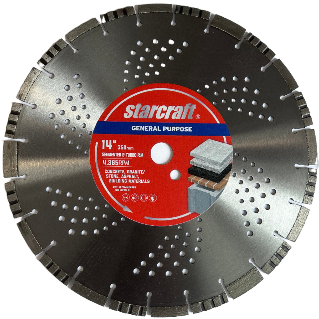 Starcraft Laser Welded Segmented And Turbo Rim Diamond Blades