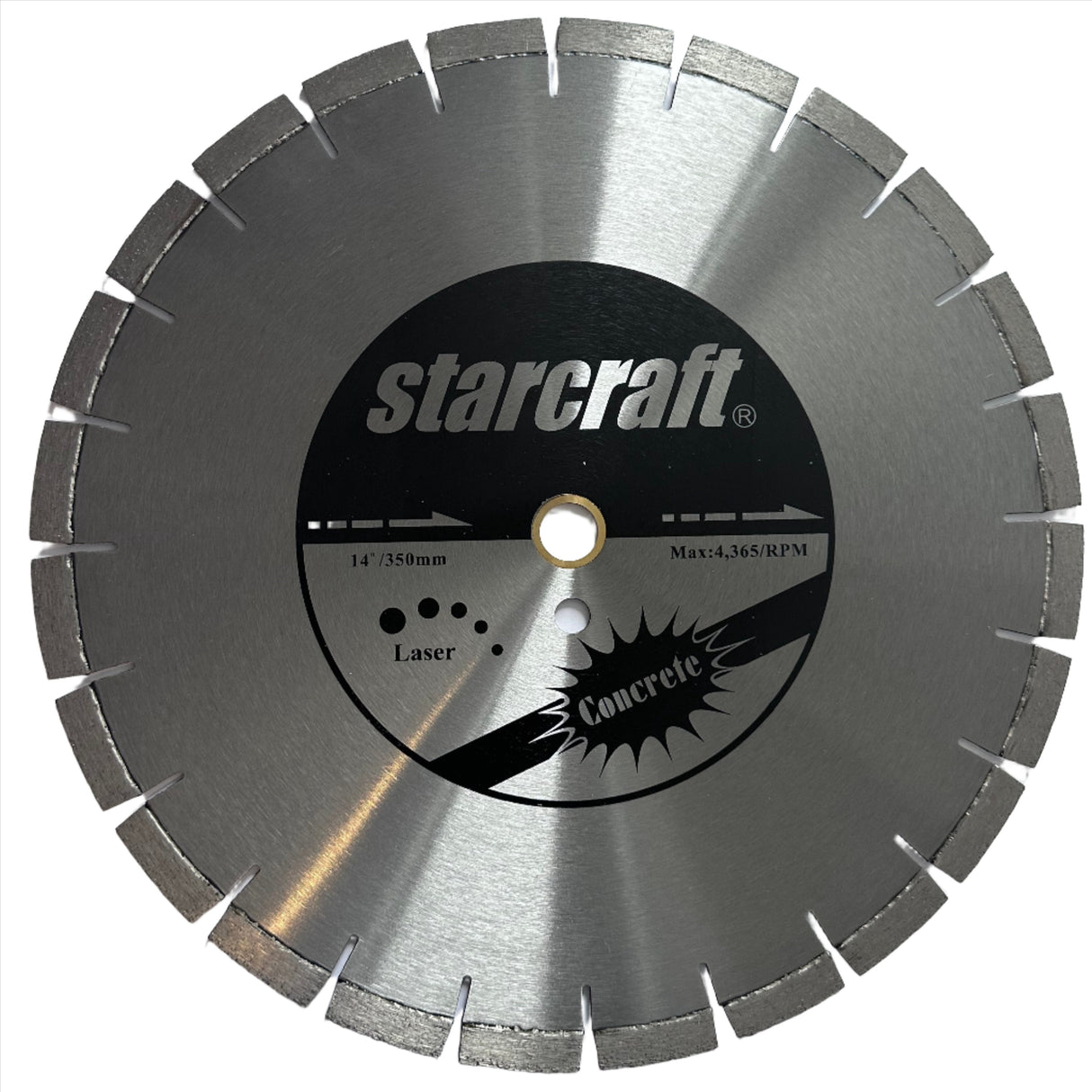 Starcraft Laser Welded Silent Centre Segmented Diamond Wheels - The Quiet Brick Layers Blade