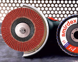 Smirdex 919 Ceramic Grain Flap Discs 115mm x 22mm