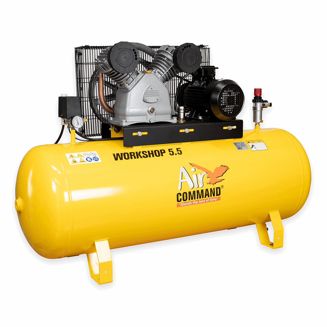 Air Command 5.5HP Workshop Series Three Phase Air Compressor