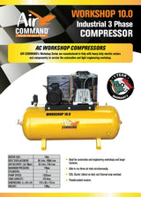  Air Command 10HP Workshop Compressor, WS10.0 Brochure