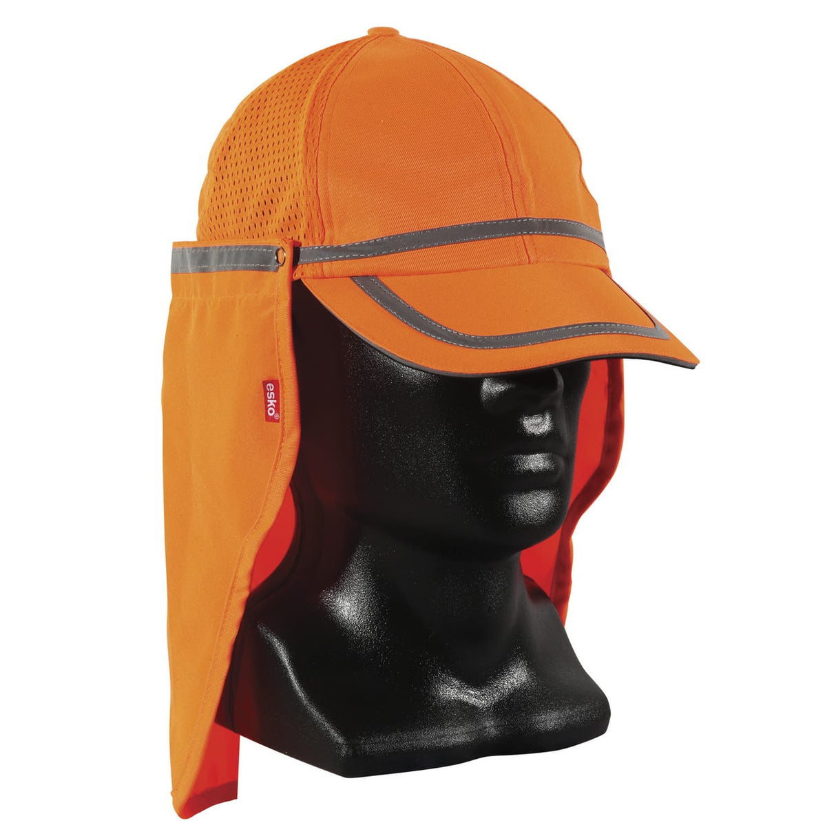 Hi-Vis Baseball Cap Combined with Detachable Neck Sunshield – Millin