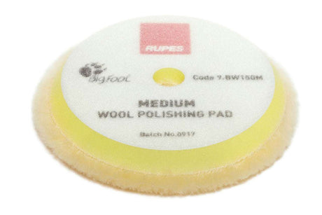 RUPES BigFoot Medium Wool Polishing Pads - Various Sizes Available