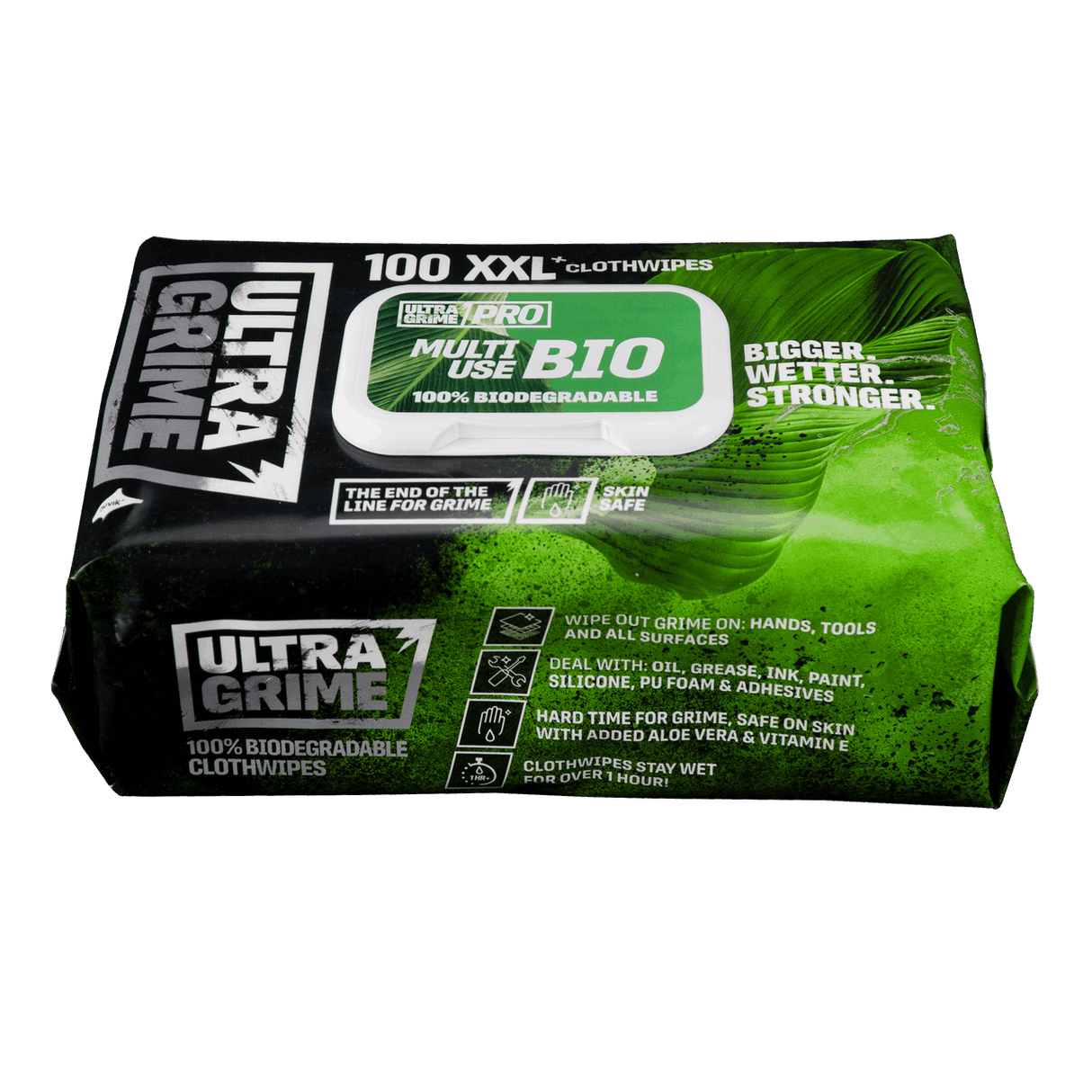 Ultra Grime Multiuse Bio 100% Biodegradable Wipes