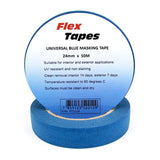 Flex Premium Universal Blue Interior / Exterior Masking Tape - 18, 24, 36 & 48mm Options