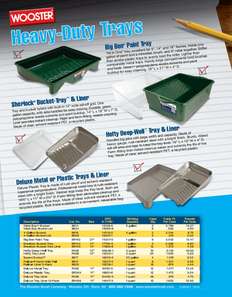 Wooster Sherlock Hybrid Bucket Brochure