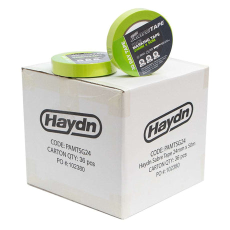 Hayden 30 Day SabreTape Box- 24MM x 50M (36 Rolls)