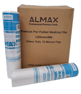 1200mm X 48m Buy A Box - 12 Rolls Almax Premium Masking Film Rolls