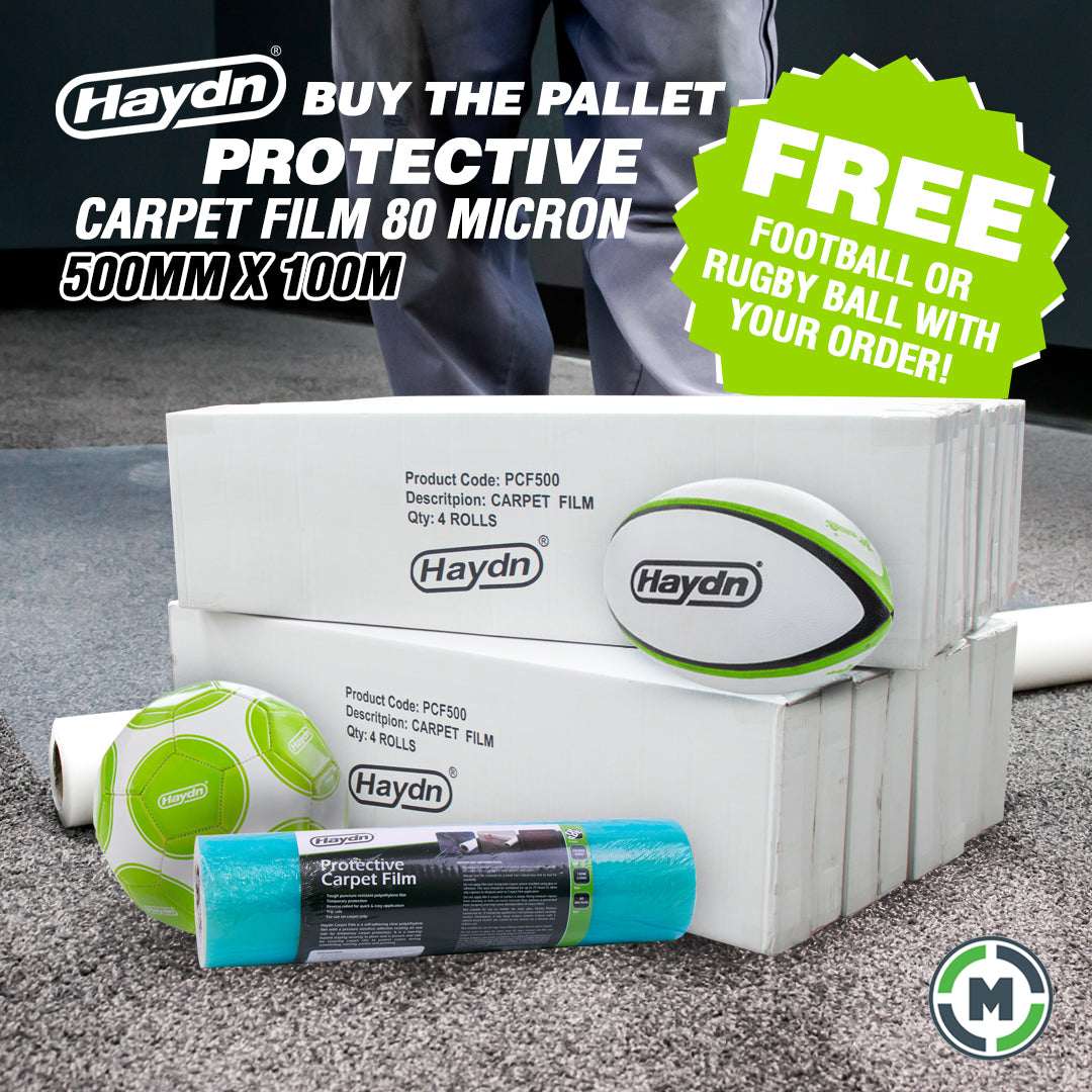 Buy the Pallet Haydn Carpet Film 500mm x 100m - 32 Rolls