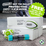 Buy the Pallet Haydn Carpet Film 500mm x 100m - 32 Rolls