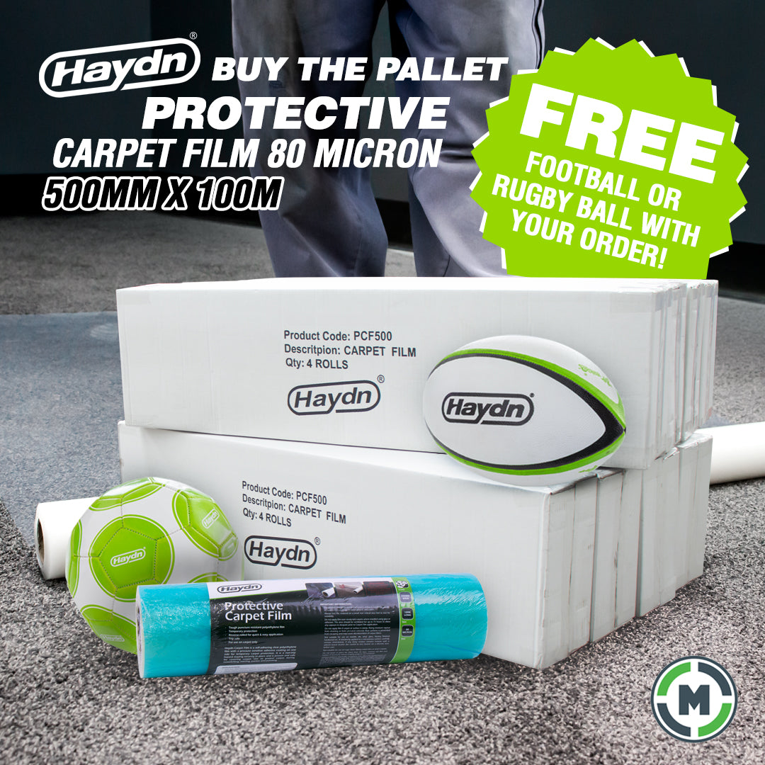 Buy the Pallet Haydn Carpet Film 500mm x 100m - 32 Rolls