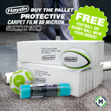 Buy the Pallet Haydn Carpet Film 500mm x 100m - 32 Rolls