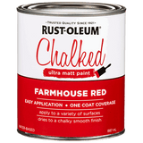 Rust-Oleum Chalked Ultra Matt Paint Farmhouse Red