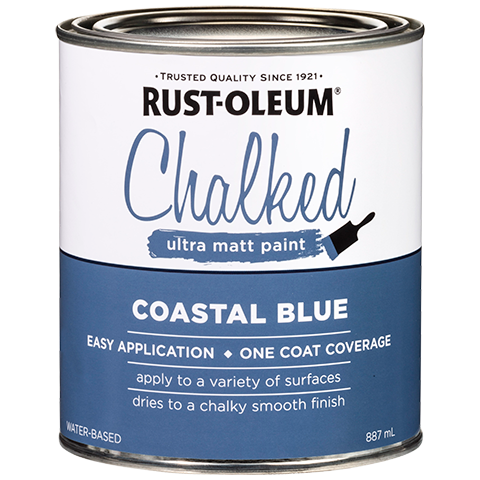 Rust-Oleum Chalked Ultra Matt Paint Coastal Blue