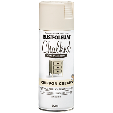Rust-Oleum Chalked Spray Paint, 340g -Chiffon Cream