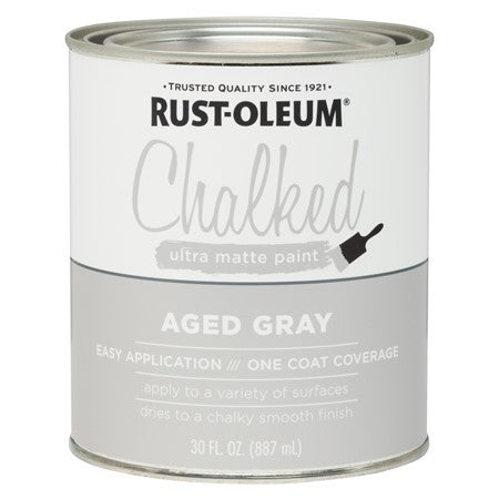 Rust-Oleum Chalked Ultra Matt Paint Aged Grey
