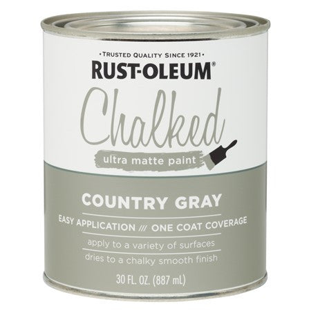 Rust-Oleum Chalked Ultra Matt Paint Country Grey