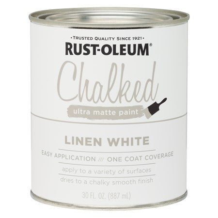 Rust-Oleum Chalked Ultra Matt Paint Linen White
