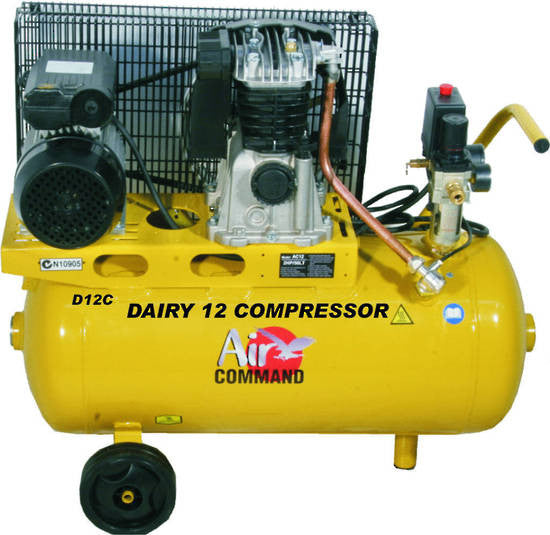 Air Command 2HP Dairy Compressor D12C
