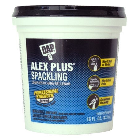 Alex Plus® Spackling 16 Oz, 473ml Tub