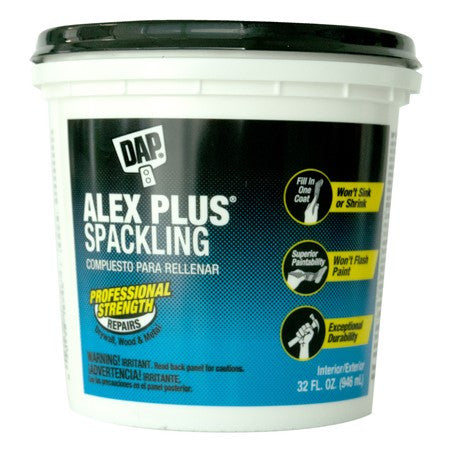 Alex Plus Spackling, 946ml Tub