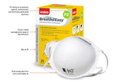 Esko Breathe Easy Disposable P2 Dust / Mist Respirator Masks 20 Pack
