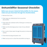 Almax Fresca 90L Industrial Dehumidifier With Removable Lift Pump - Remove Up To 90 Litres Of Moisture Per Day!