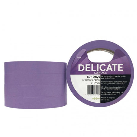 Delicate Surface Purple Washi Painters Tape -  Free Can Of Coke With Every Sleeve