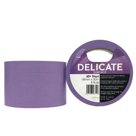 Delicate Surface Purple Washi Painters Tape