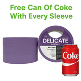 Delicate Surface Purple Washi Painters Tape -  Free Can Of Coke With Every Sleeve