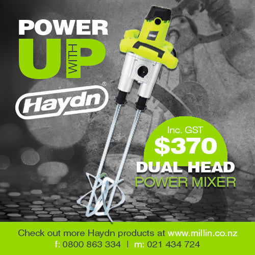 Haydn 1800W Dual Head Power Mixer - 2 Paddles Are Better Than 1!