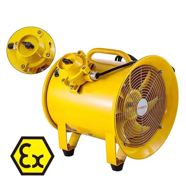 300mm Explosion Proof Ventilation Fan - Ideal For Portable Overspray Applications