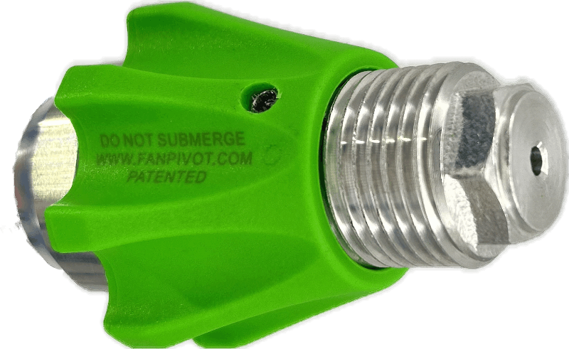 Fan Pivot - Quick Switching From Vertical To Horizontal Spraying
