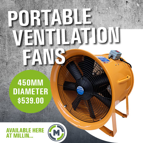 450mm Portable Dual Function Ventilation Fan - When You Need To Move A Lot Of Air