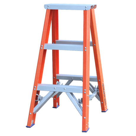 Pro Series Industrial Fibreglass Double Sided Step Ladder