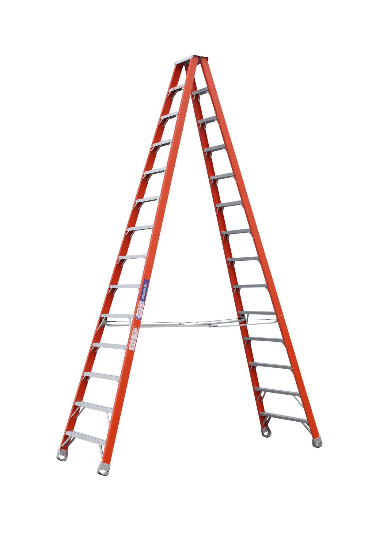 Pro Series Industrial Fibreglass Double Sided Step Ladder