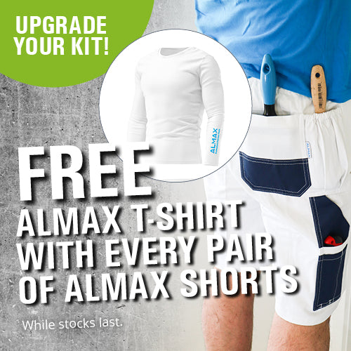 Heavy Duty Painters Shorts + Get A Free Almax Long Sleeve Tee