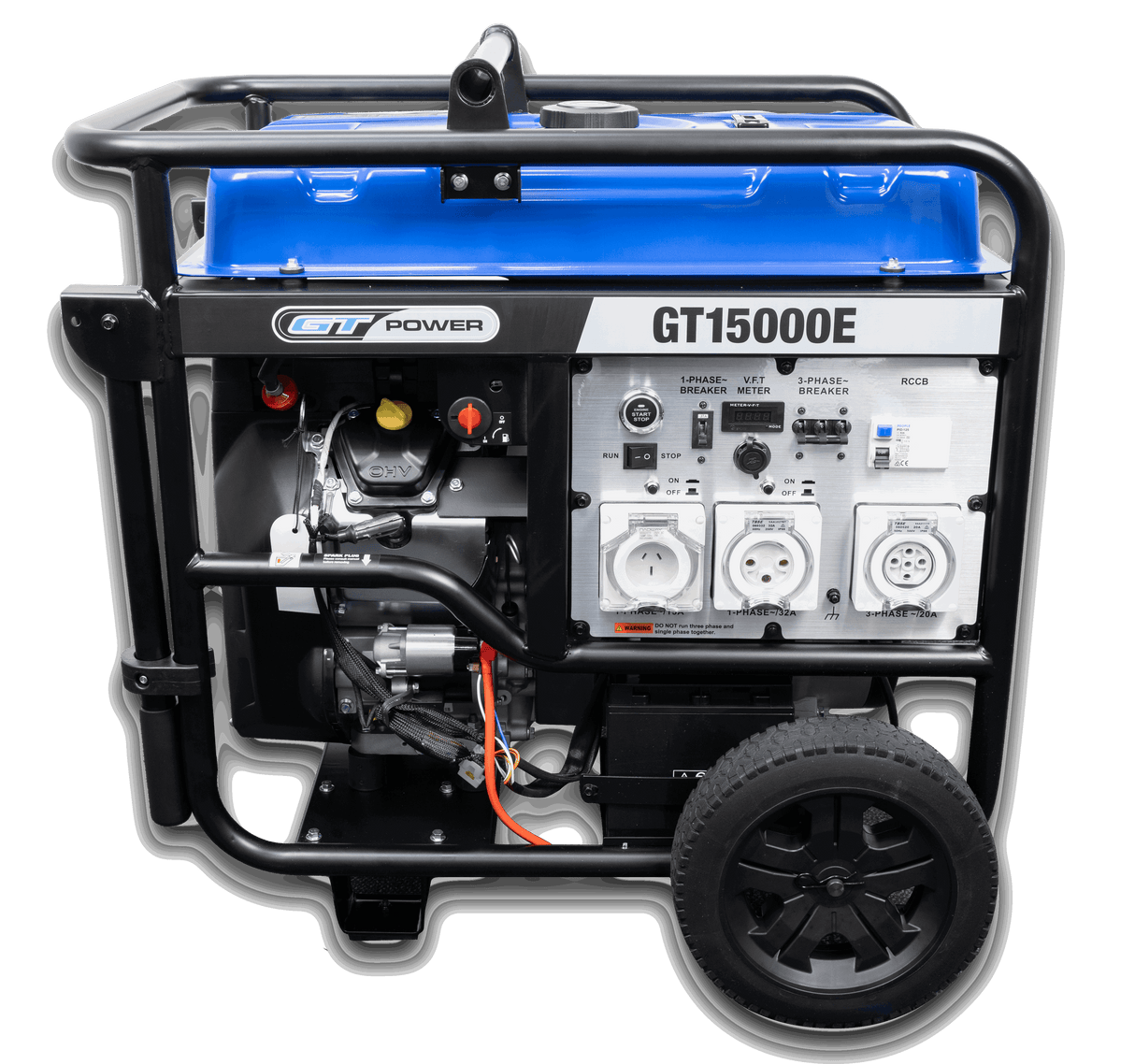GT Power 11500W Push Button Electric Start Conventional Generator GT15000E