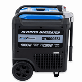 Inverter generator on a white background
