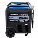 Inverter generator on a white background