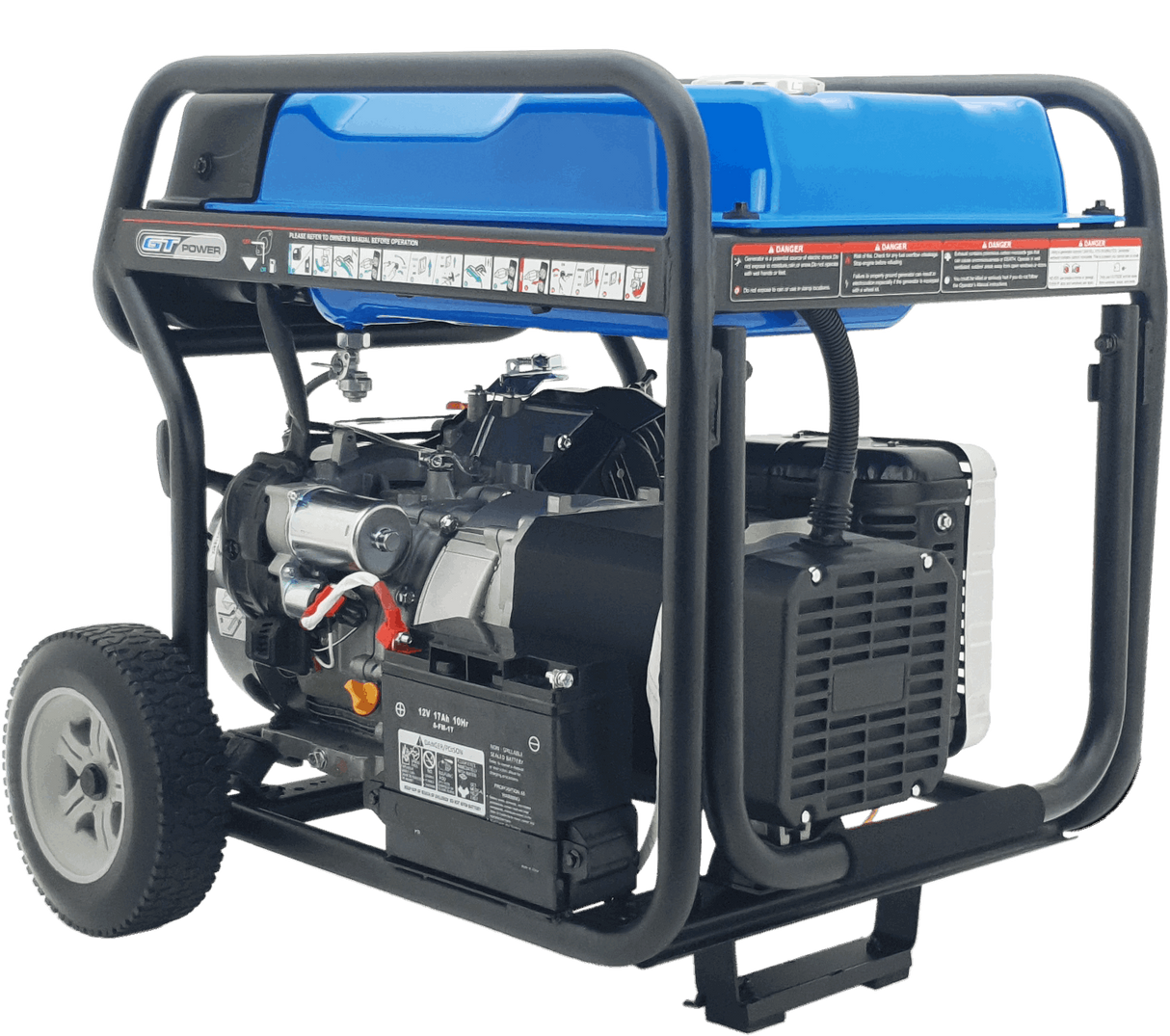 9000W GT Power Electric Start Generator - GT10000ESQ