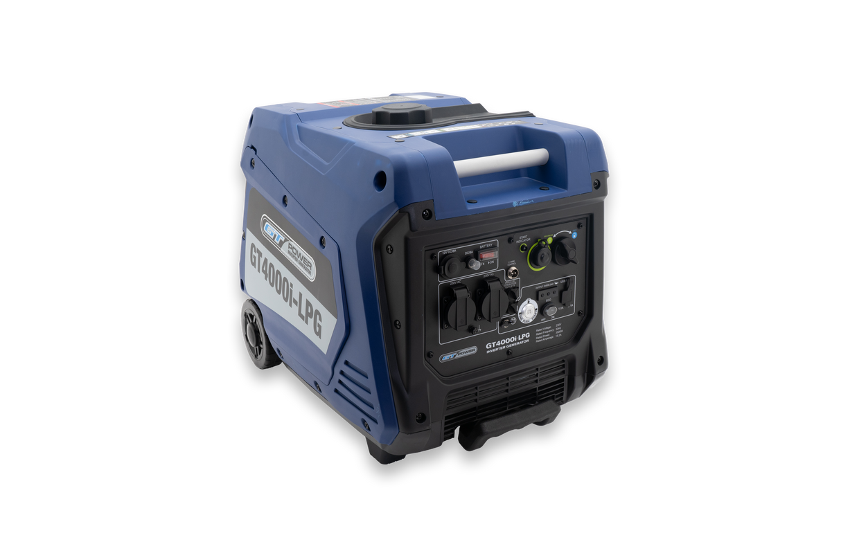 LPG And Petrol Dual Fuel GT Power Silenced Inverter 4000W Generator - SAVE OVER $290