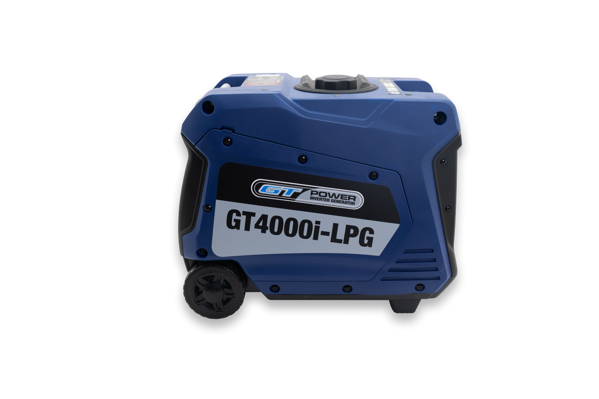 LPG And Petrol Dual Fuel GT Power Silenced Inverter 4000W Generator - SAVE OVER $290